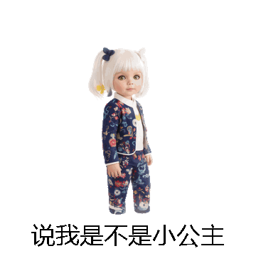 说我是不是小公主微信表情包在线制作